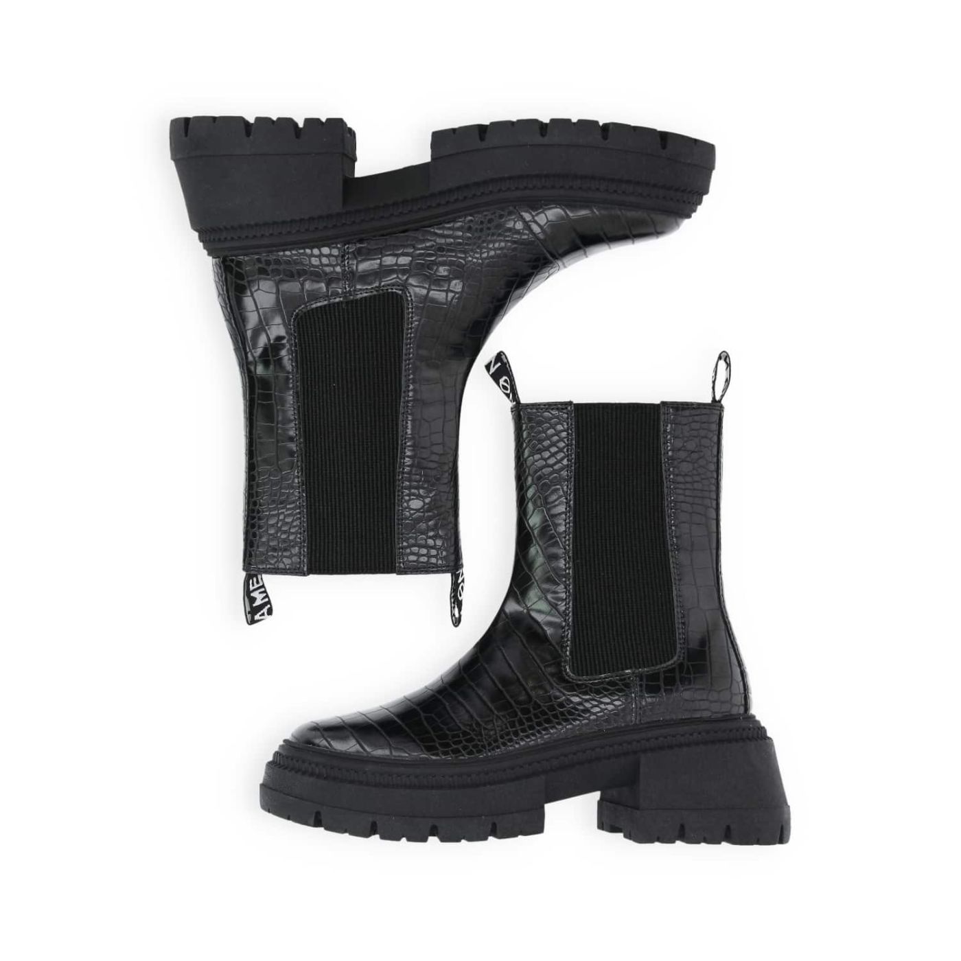 STRONG JODHPUR - PRINT CROCO - BLACK